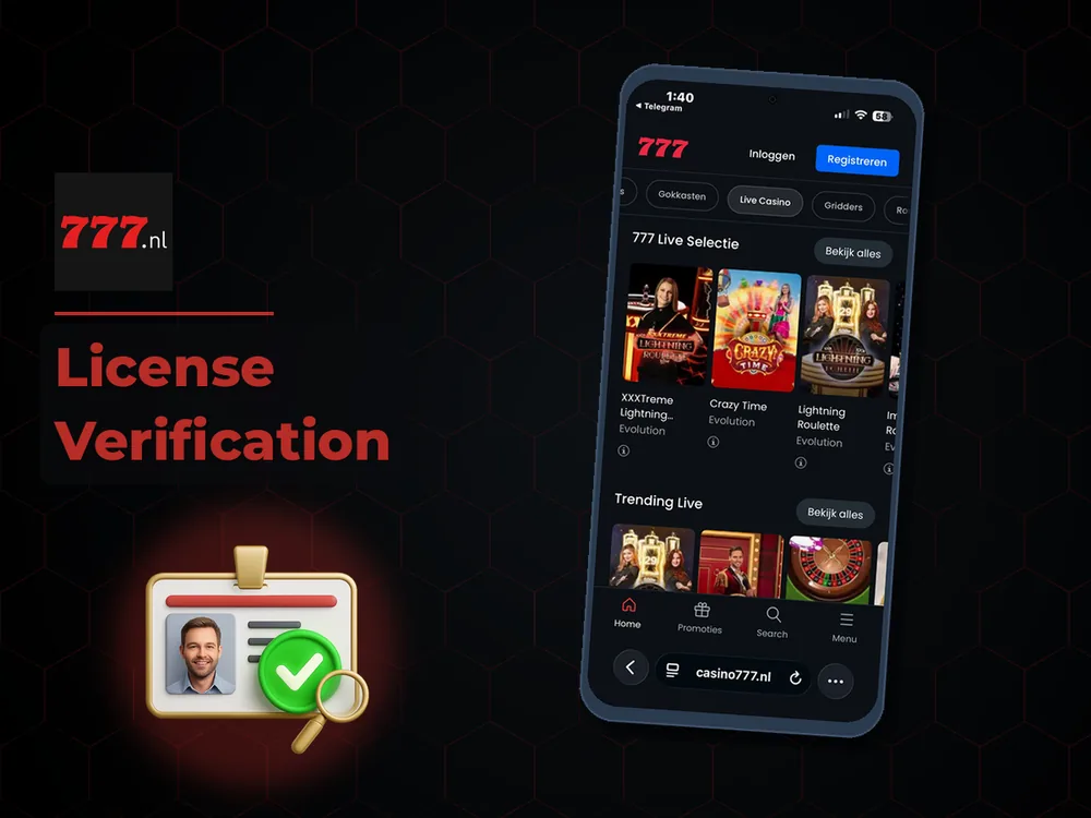 777 Casino Nl - License Verification
