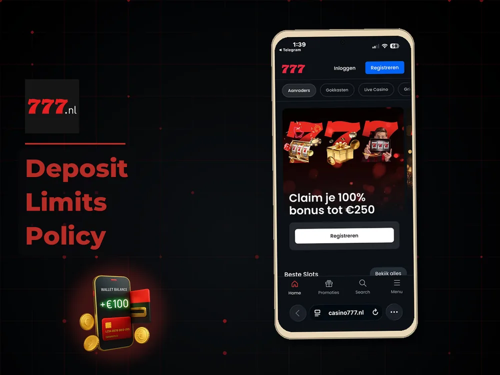 777 Casino Nl - Deposit Limits Policy