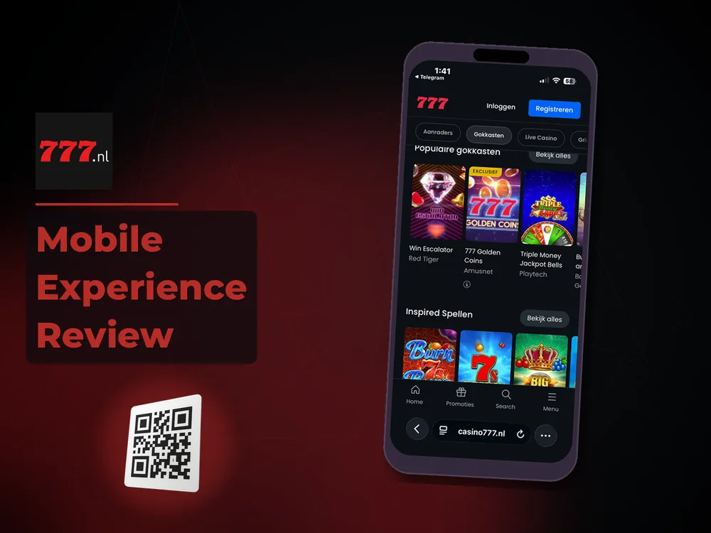 777 Casino Nl - Mobile Experience Review