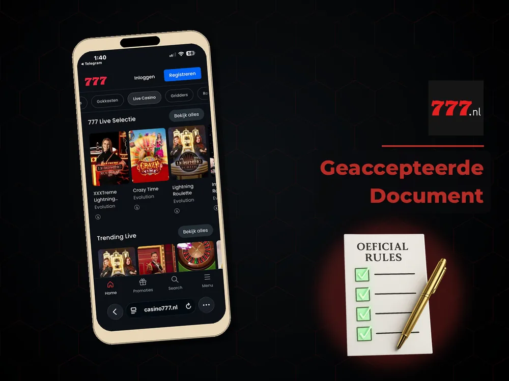 777 Casino Nl - Geaccepteerde Document
