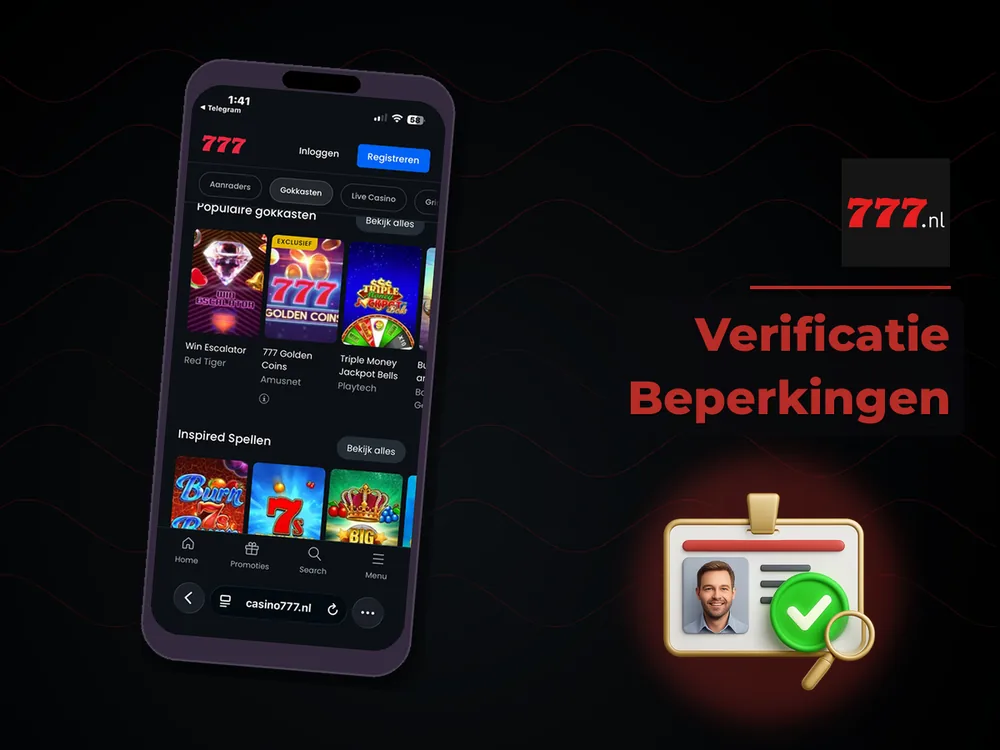 777 Casino Nl - Verificatie Beperkingen