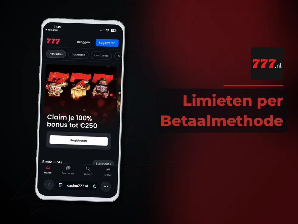 777 Casino Nl - Limieten per Betaalmethode