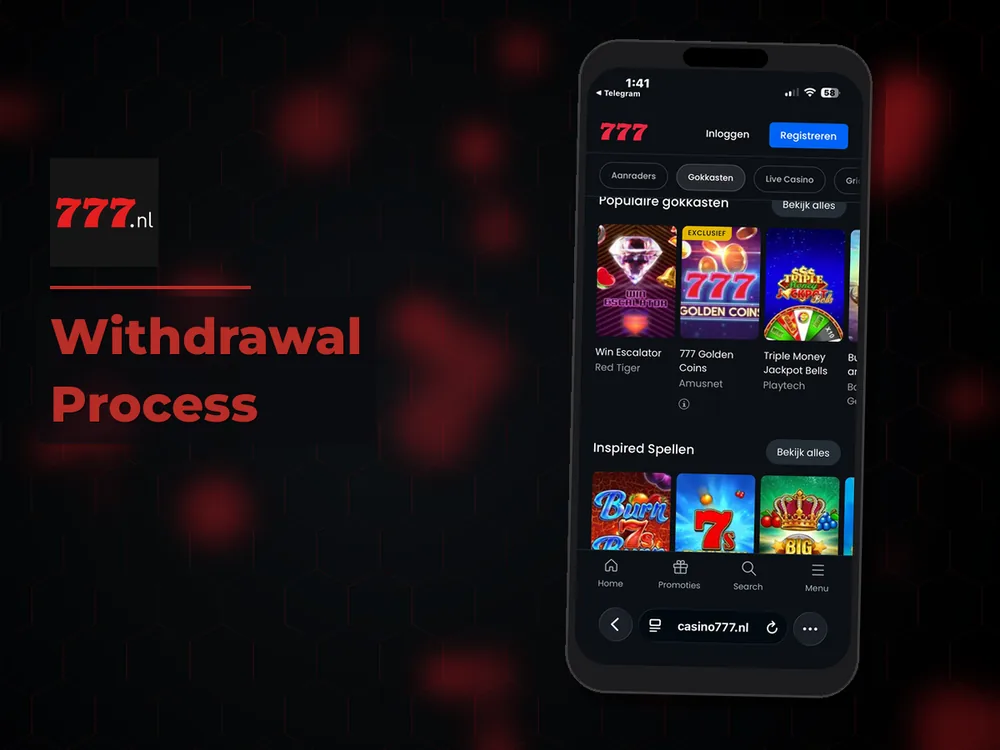 777 Casino Nl - Withdrawal Process