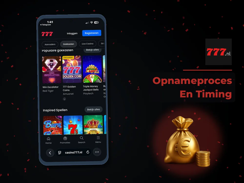 777 Casino Nl - Opnameproces En Timing