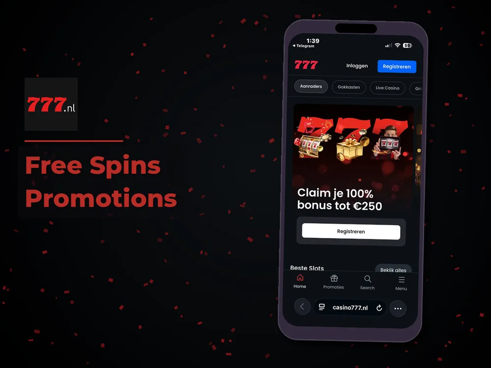 777 Casino Nl - Free Spins Promotions