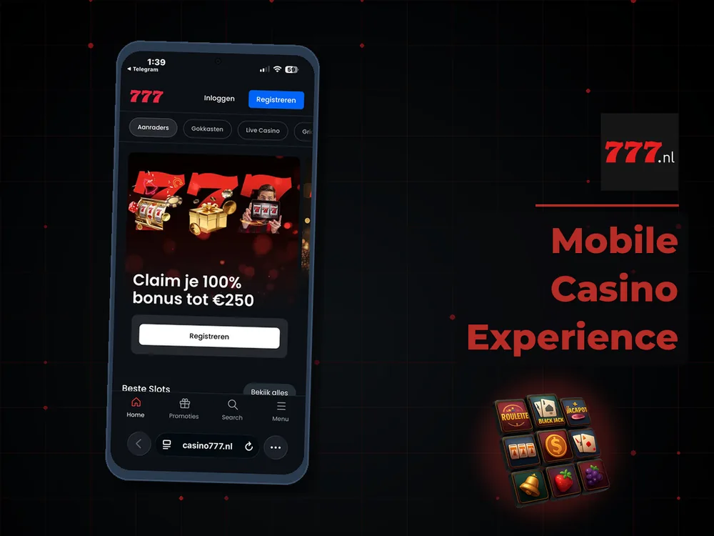 777 Casino Nl - Mobile Casino Experience