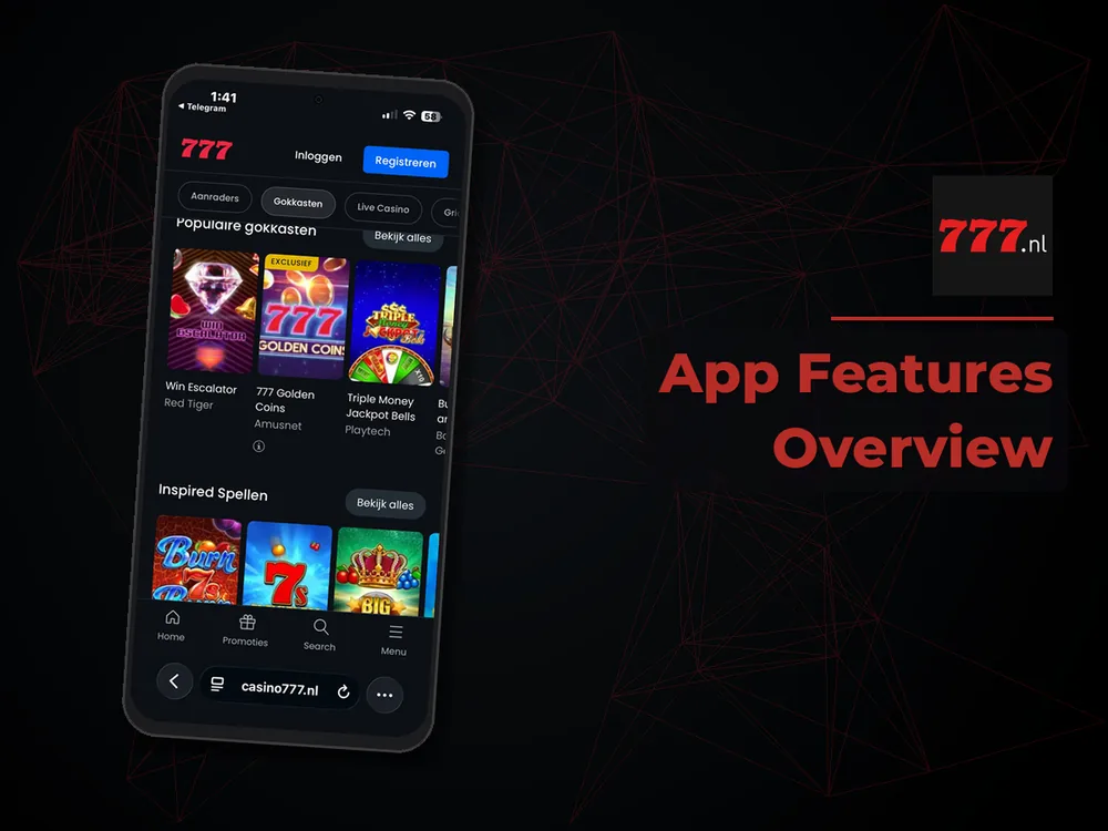 777 Casino Nl - App Features Overview