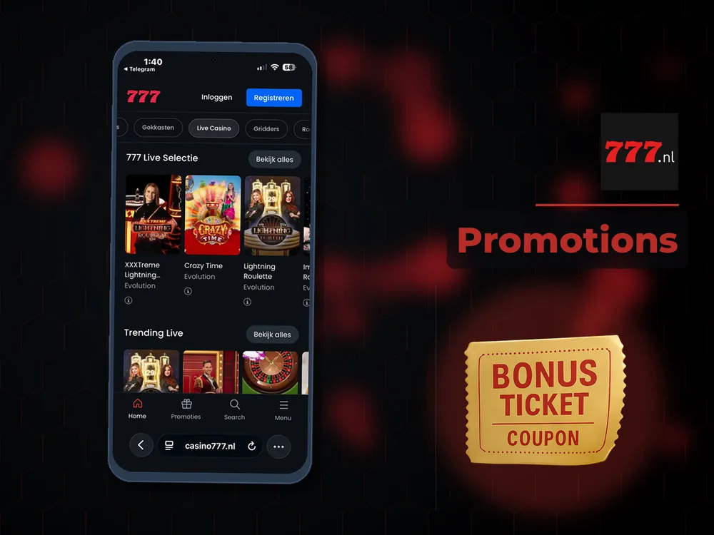 777 Casino Nl - Promotions