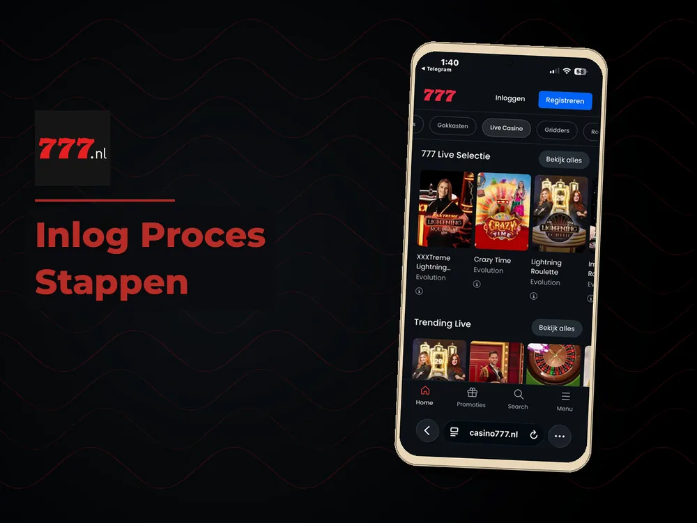 777 Casino Nl - Inlog Proces Stappen