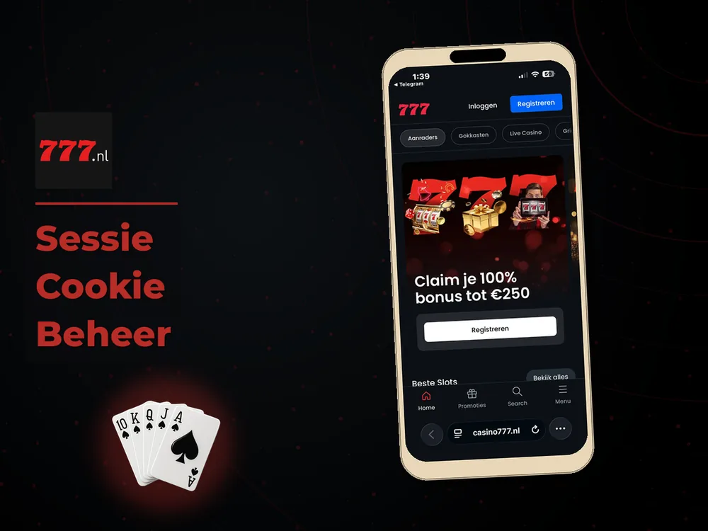 777 Casino Nl - Sessie Cookie Beheer
