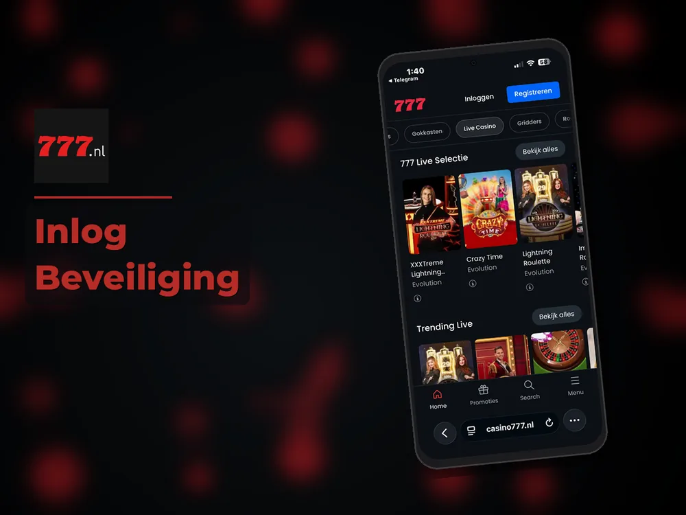777 Casino Nl - Inlog Beveiliging